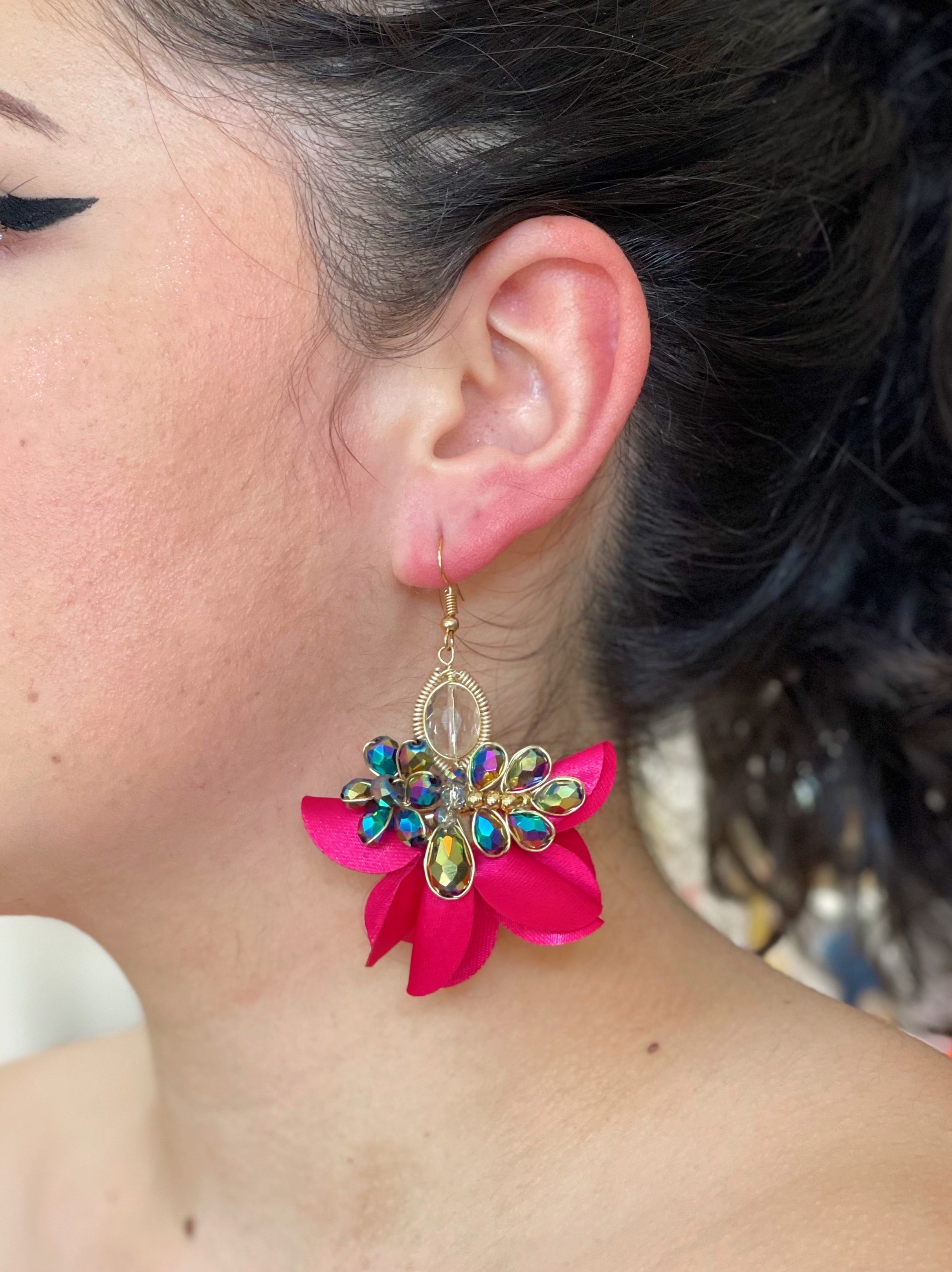 Beaded Mariposa Earrings