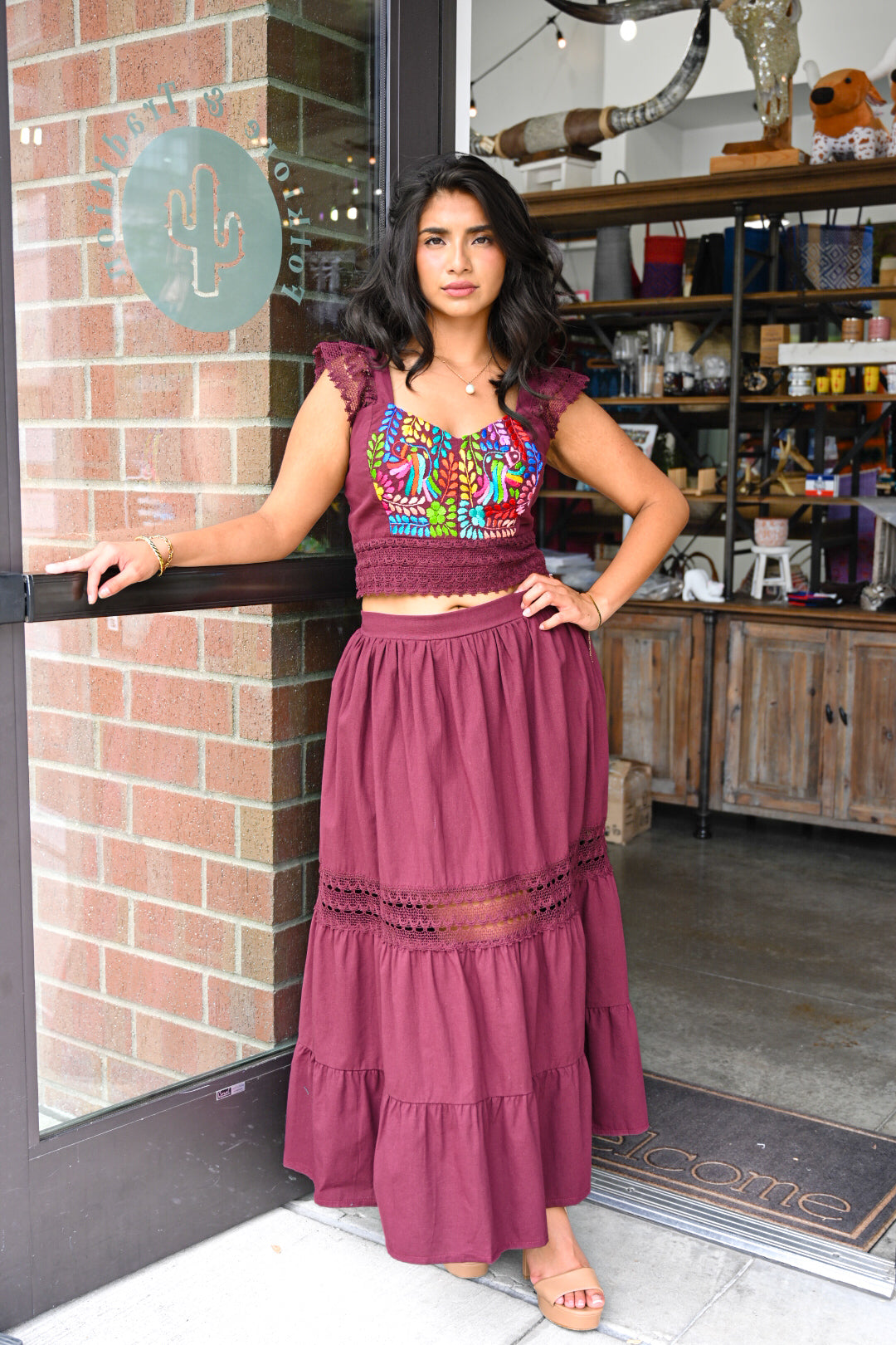 Alegría Set - Maroon