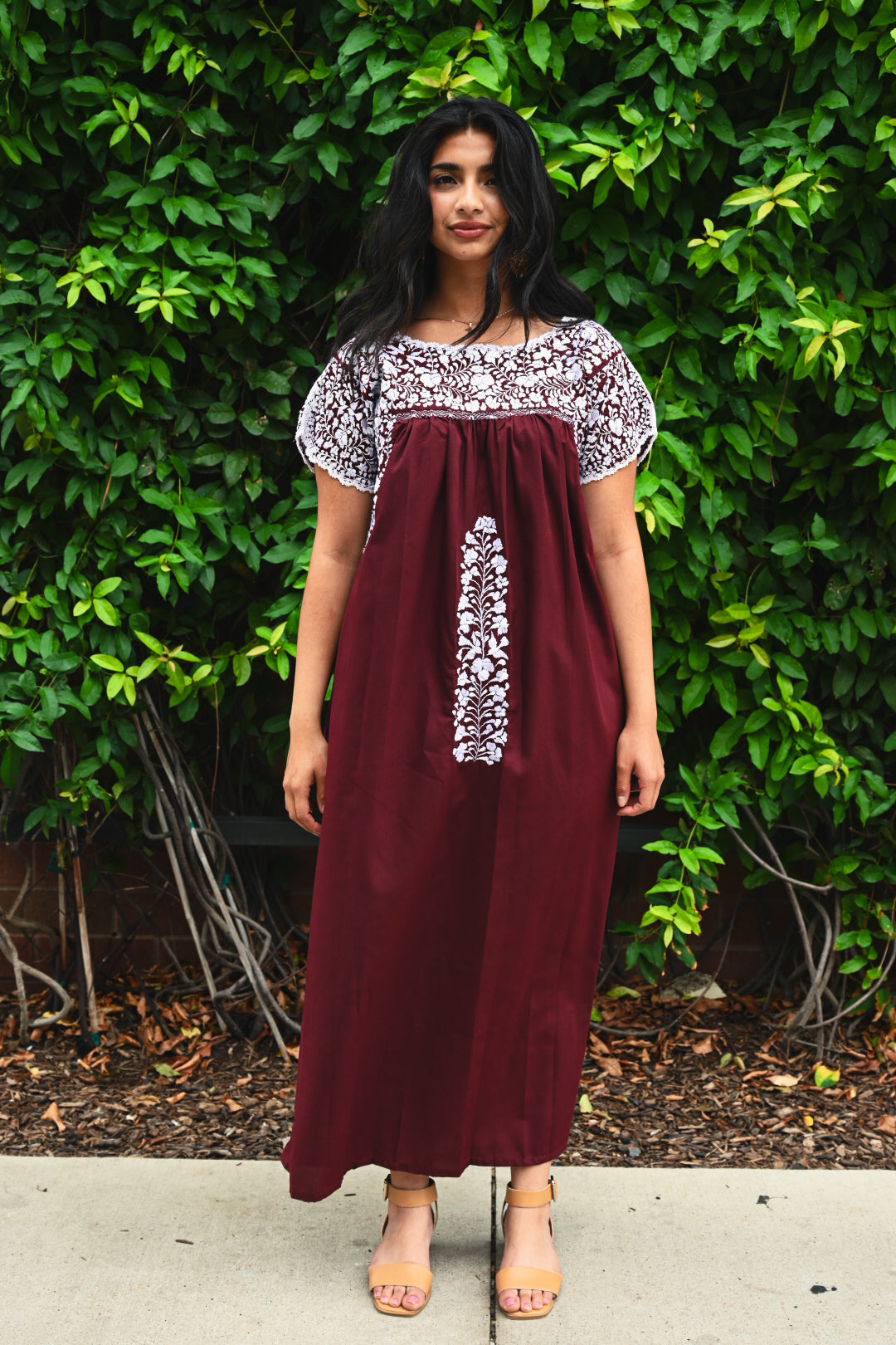 San Antonino Maxi - White Maroon
