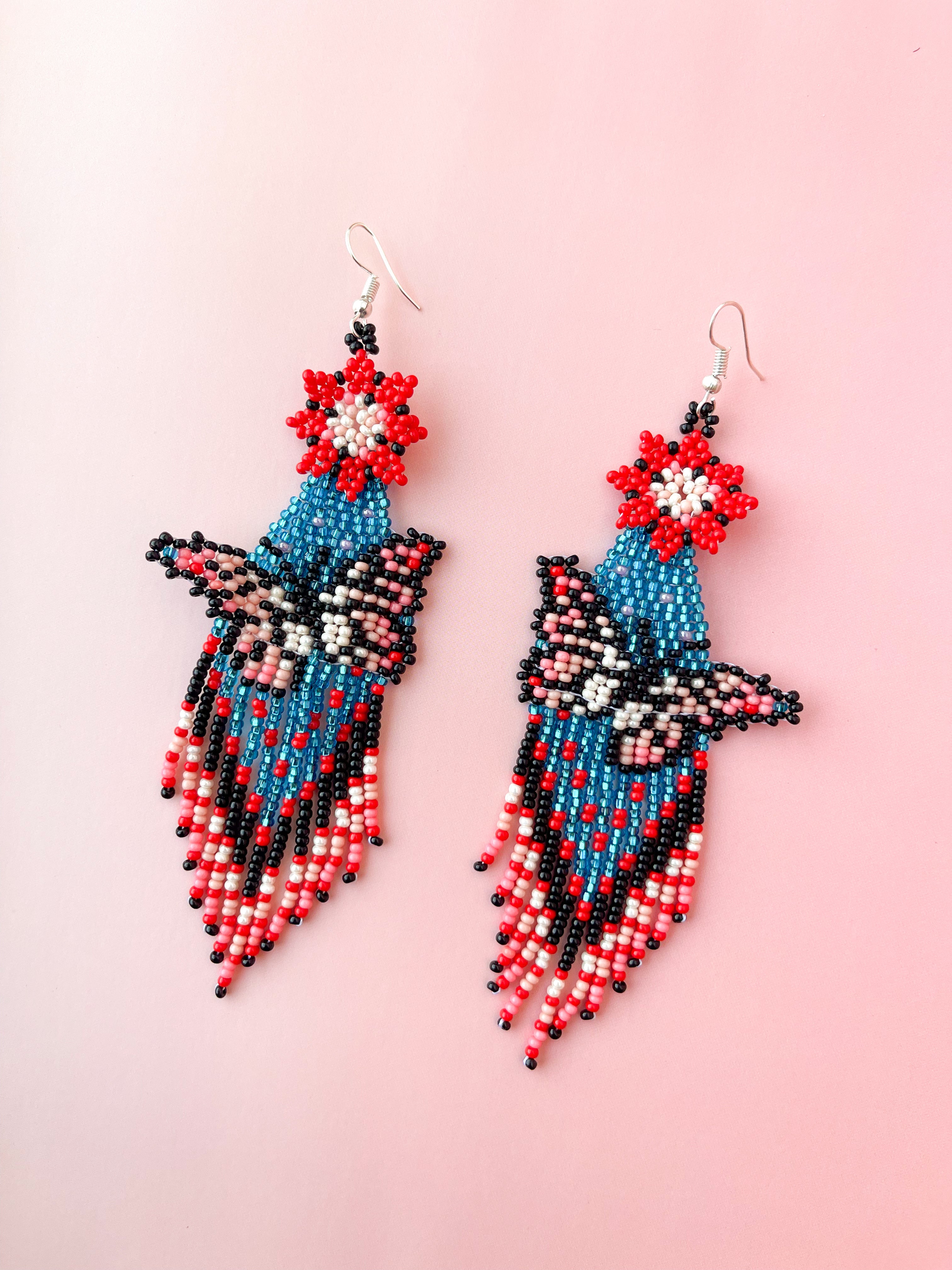 Beaded Fringe Mariposa No.09