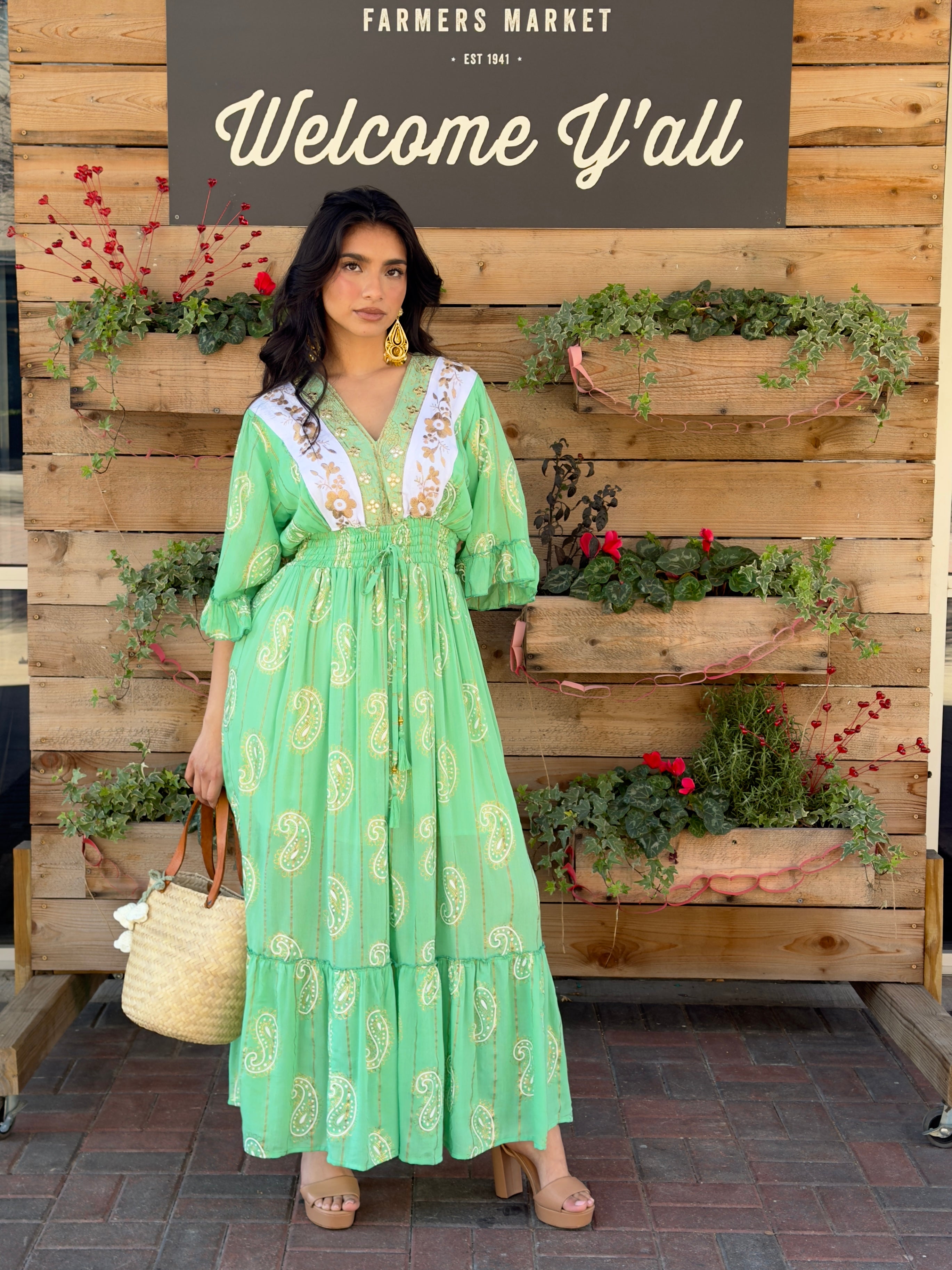 Jade Maxi Boho Dress