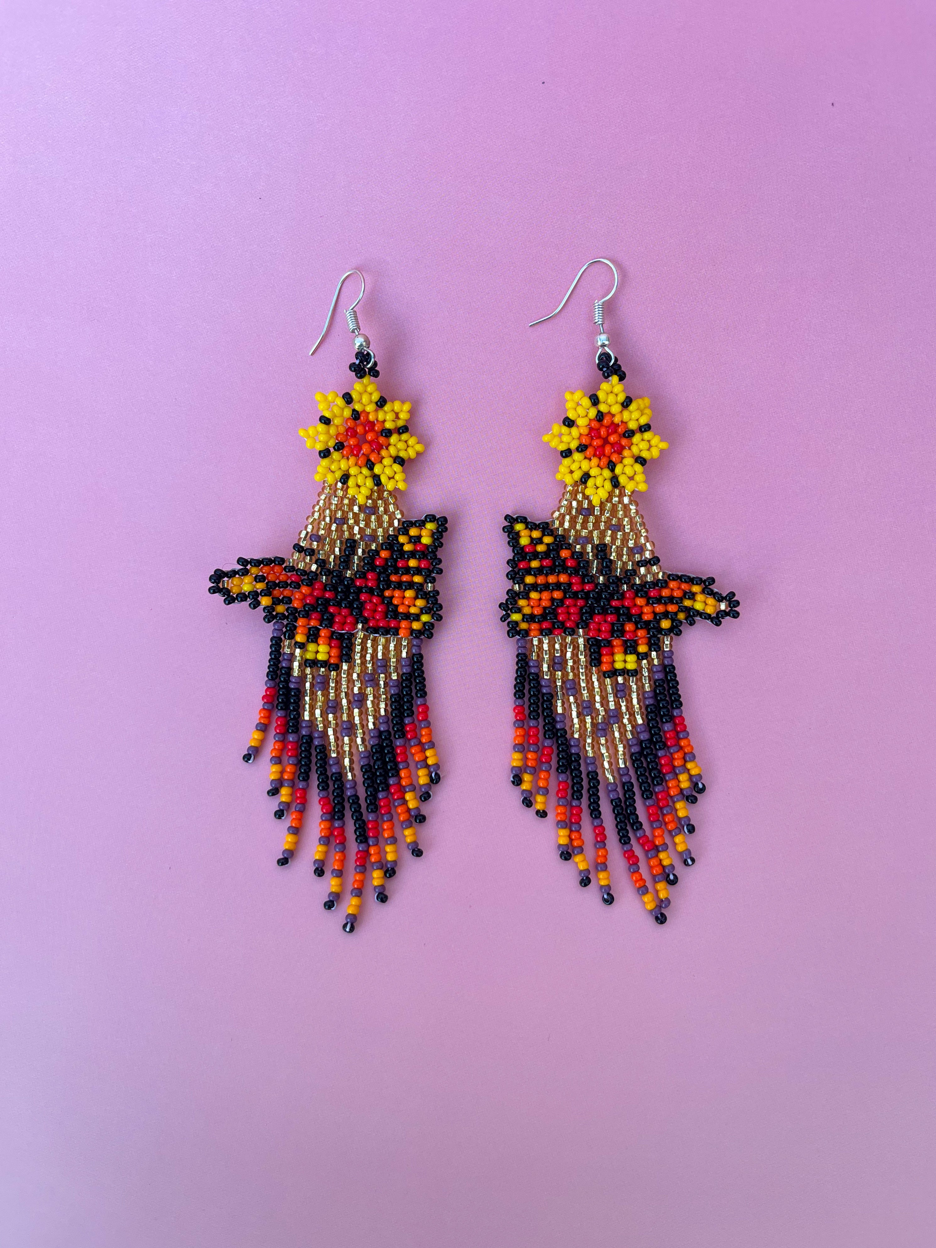 Beaded Fringe Mariposa No.07