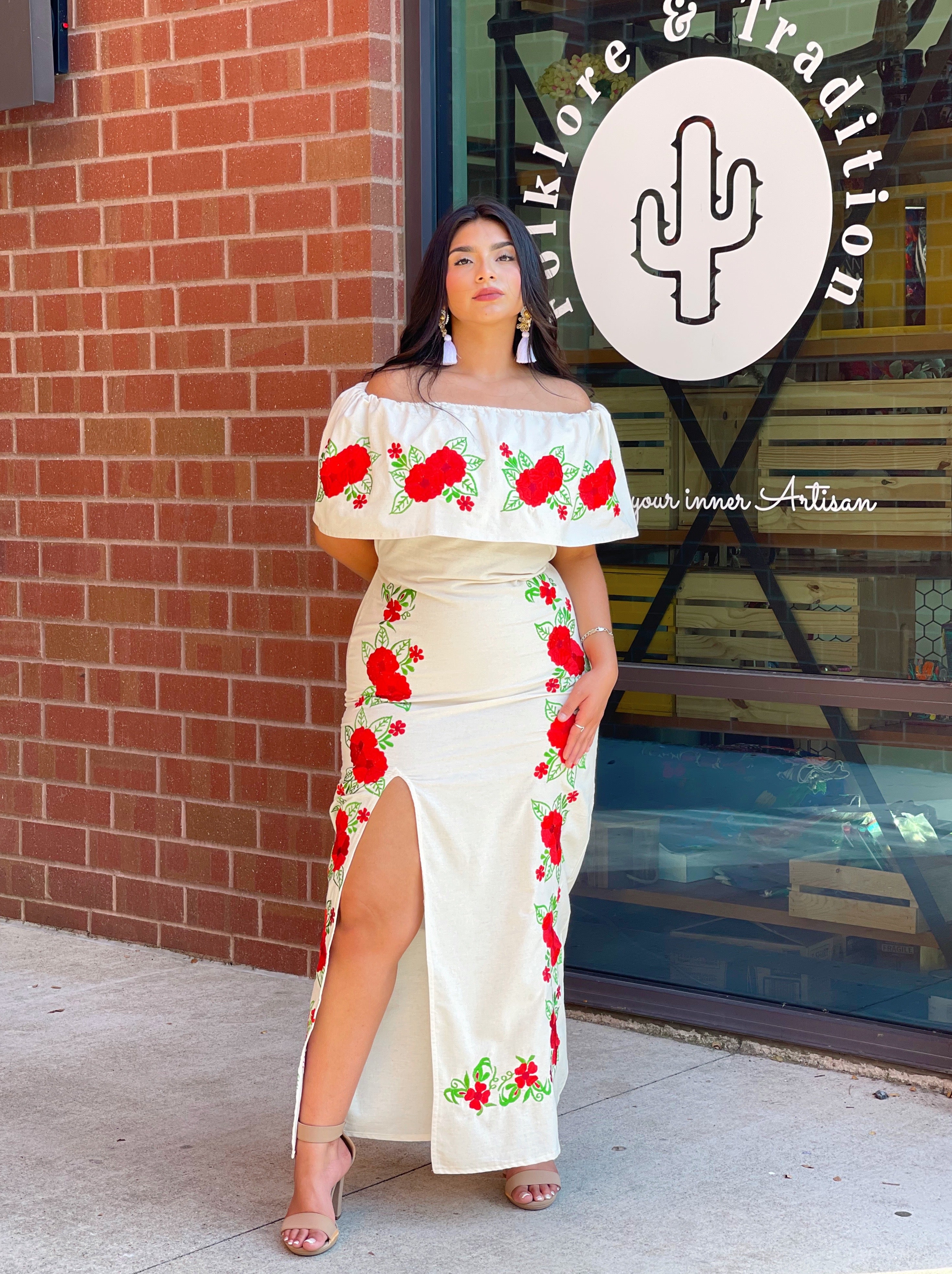Rosalia Maxi Slit Dress