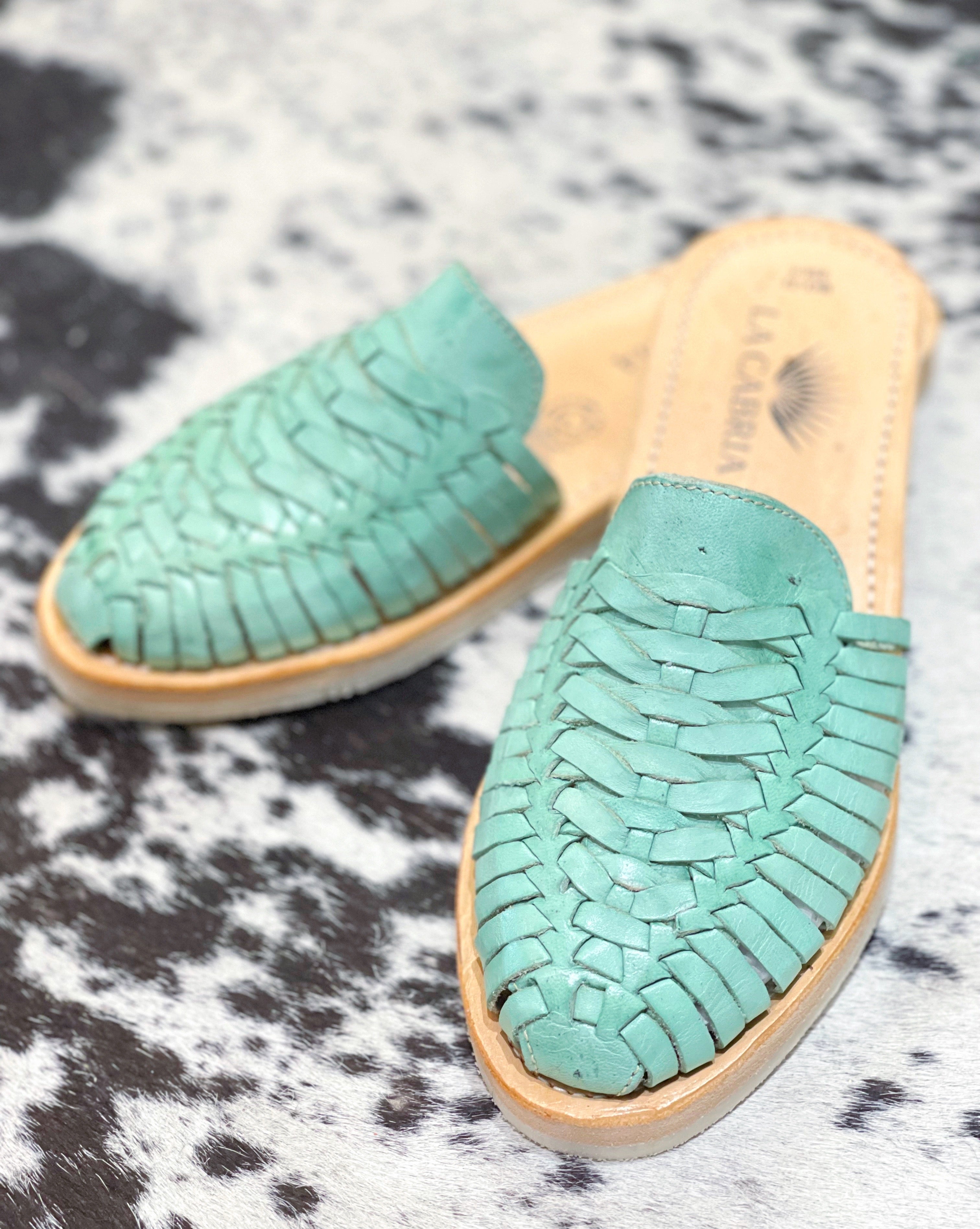 Mint Slide Sandal