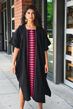 Noche Clara Oversized Geo Dress