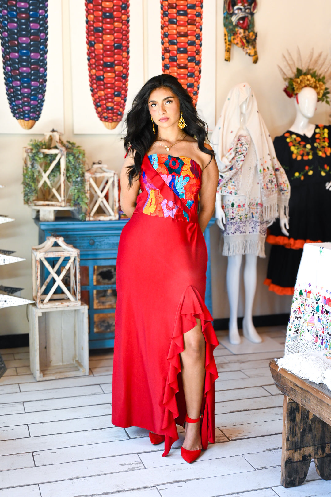 Anahi Slit Dress