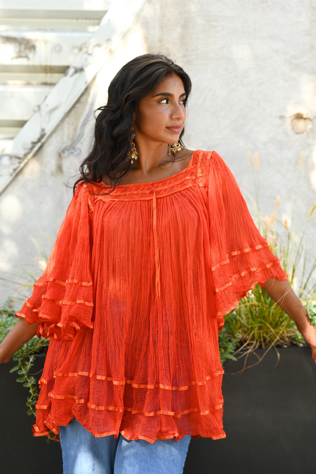 Into The Wind Tunic Top