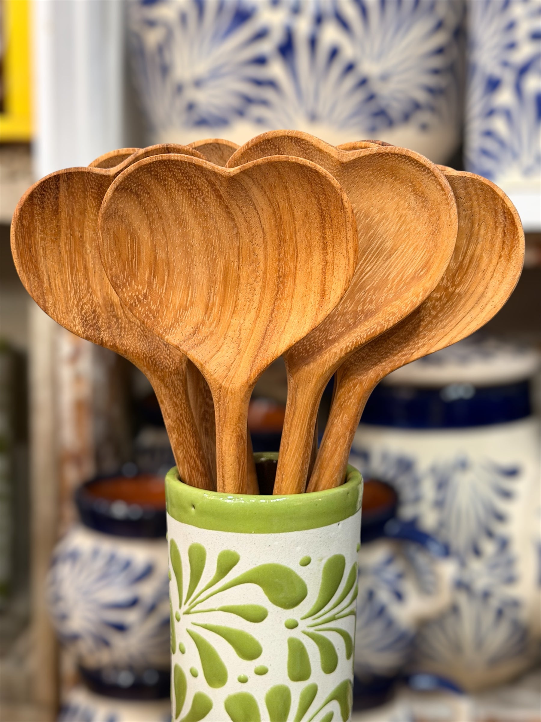 Large Wooden Heart Spoon