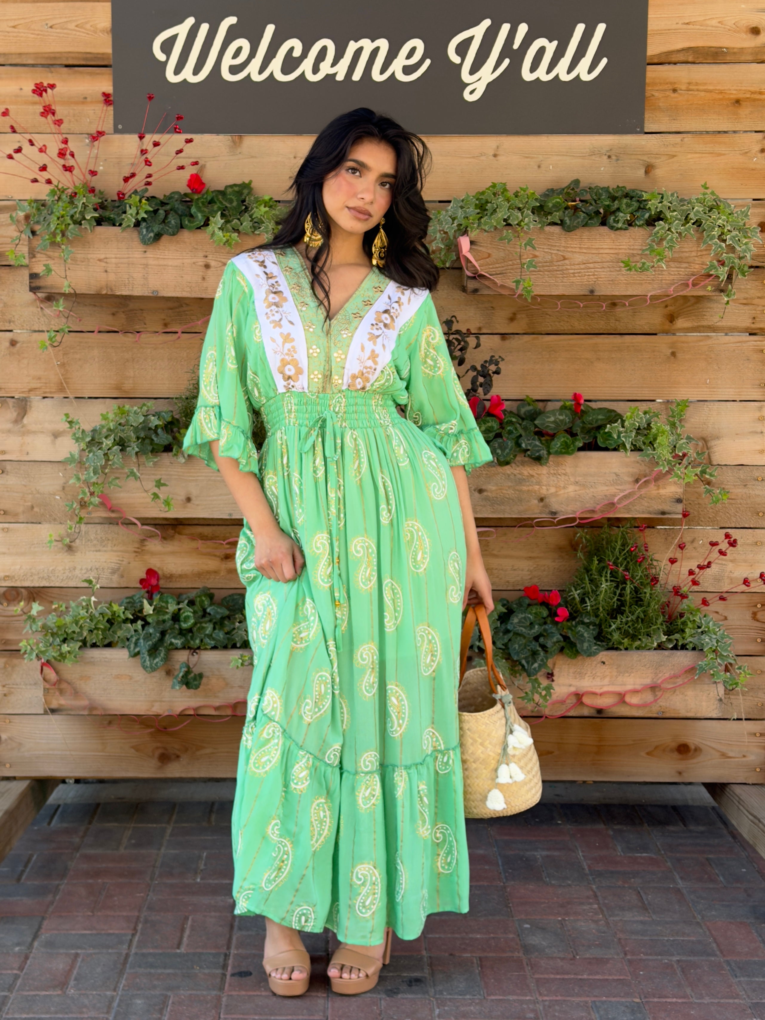 Jade Maxi Boho Dress