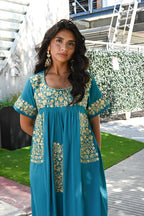 La Diva Teal Dress