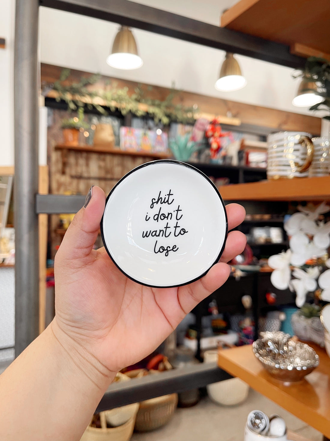 “I Don’t Want to Lose” Ring Dish