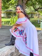 Florenza Wraparound Dress - White