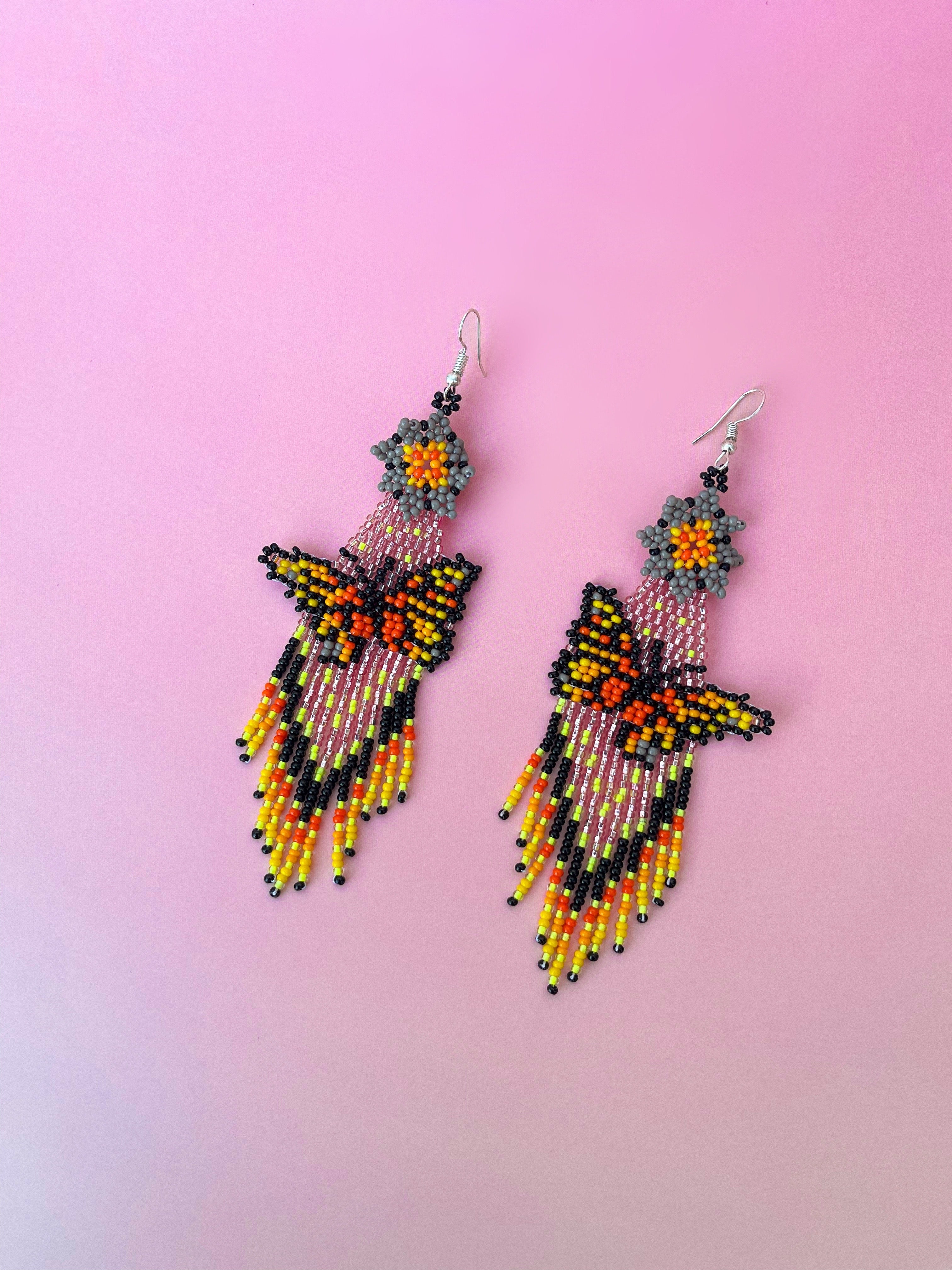 Beaded Fringe Mariposa No.08