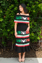 Mariposa Bandera Off-Shoulder