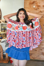 Capri Poncho Top