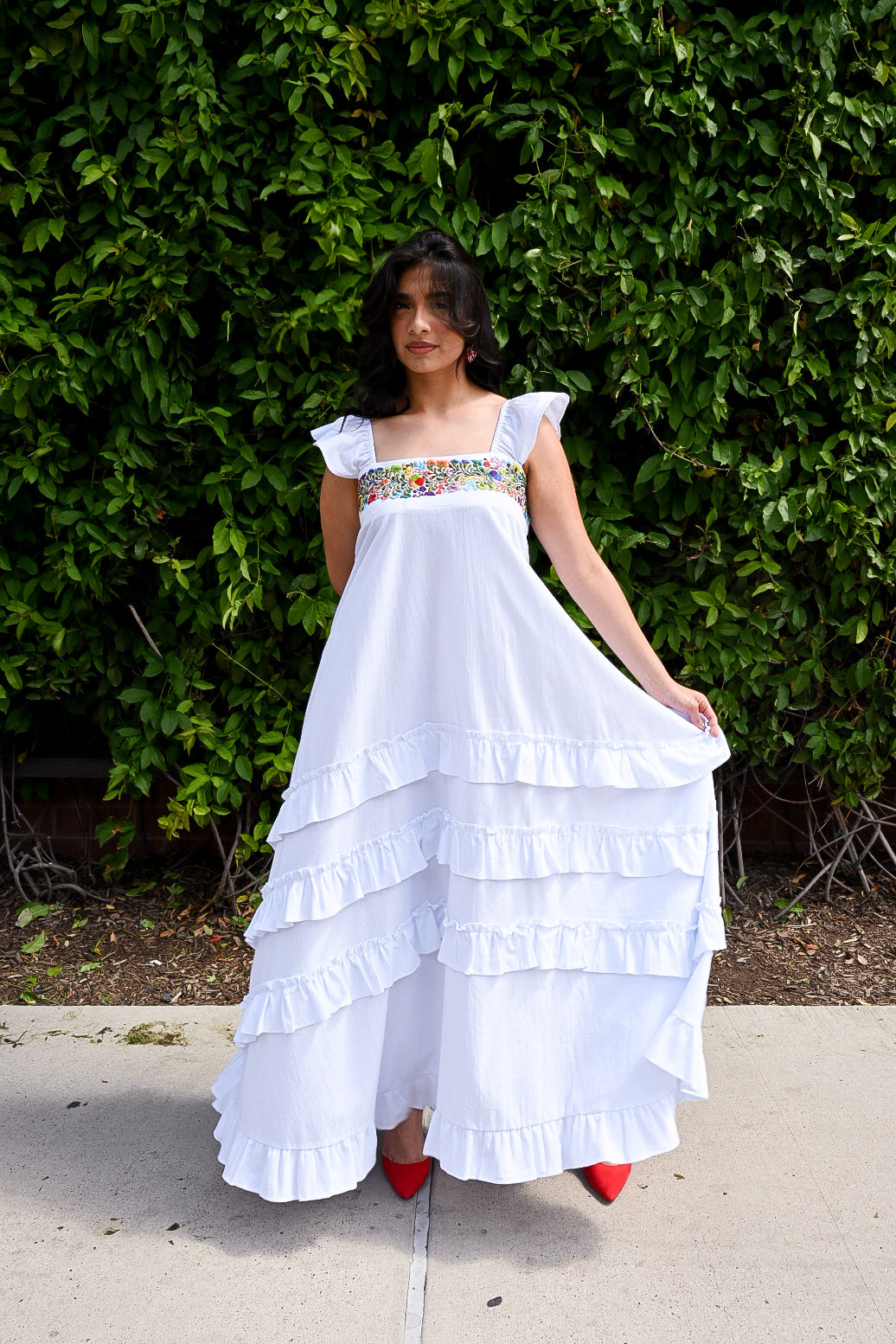 Tolima Ruffle Maxi Dress