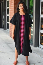 Noche Clara Oversized Geo Dress