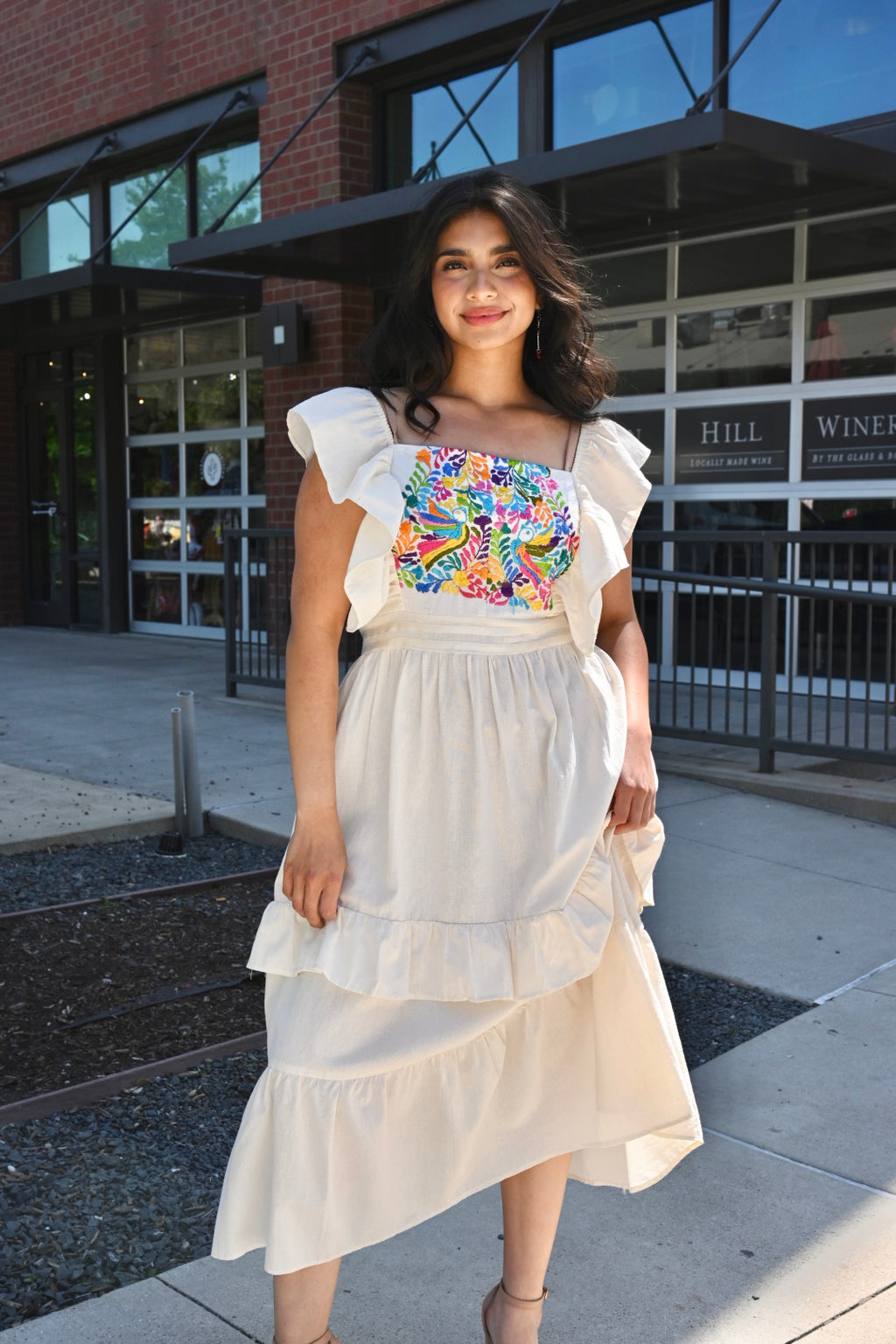 Sabrina Ruffle Dress