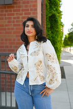 Lorena Front Tie Top
