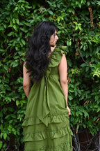 Tolima Ruffle Maxi Dress VRD