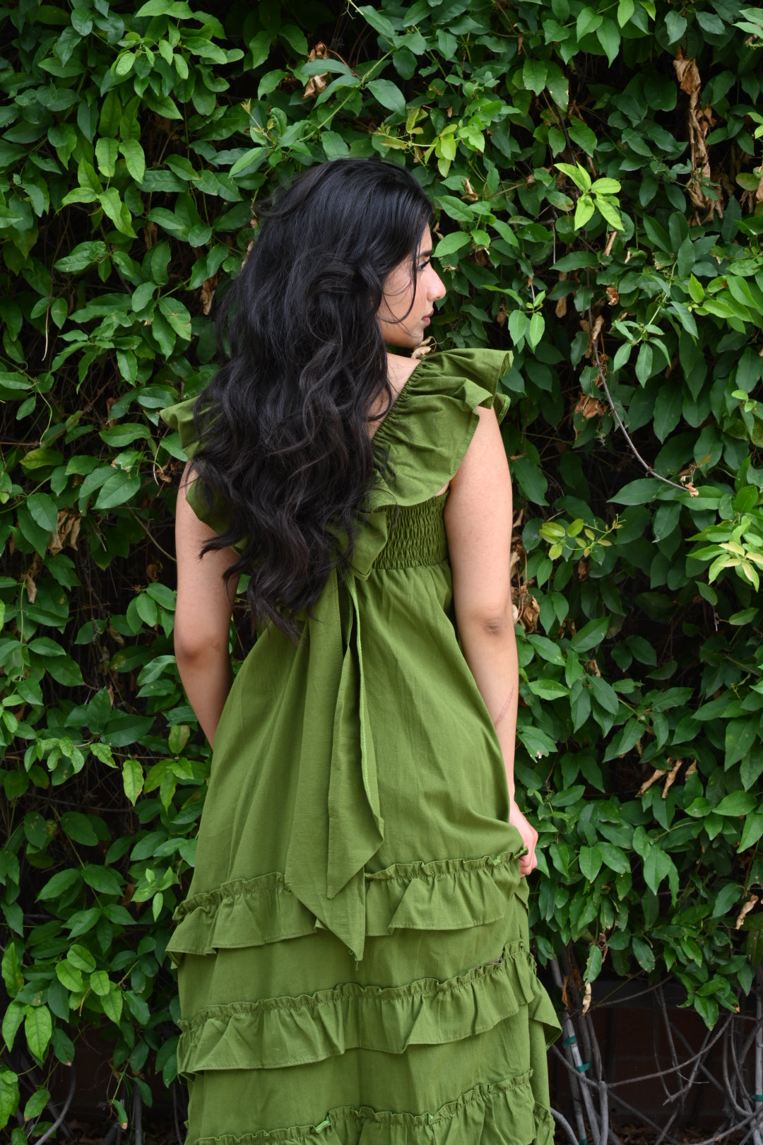 Tolima Ruffle Maxi Dress VRD