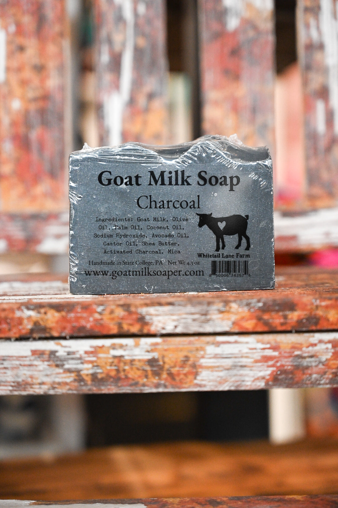 Charcoal Goat Milk Soap Bar