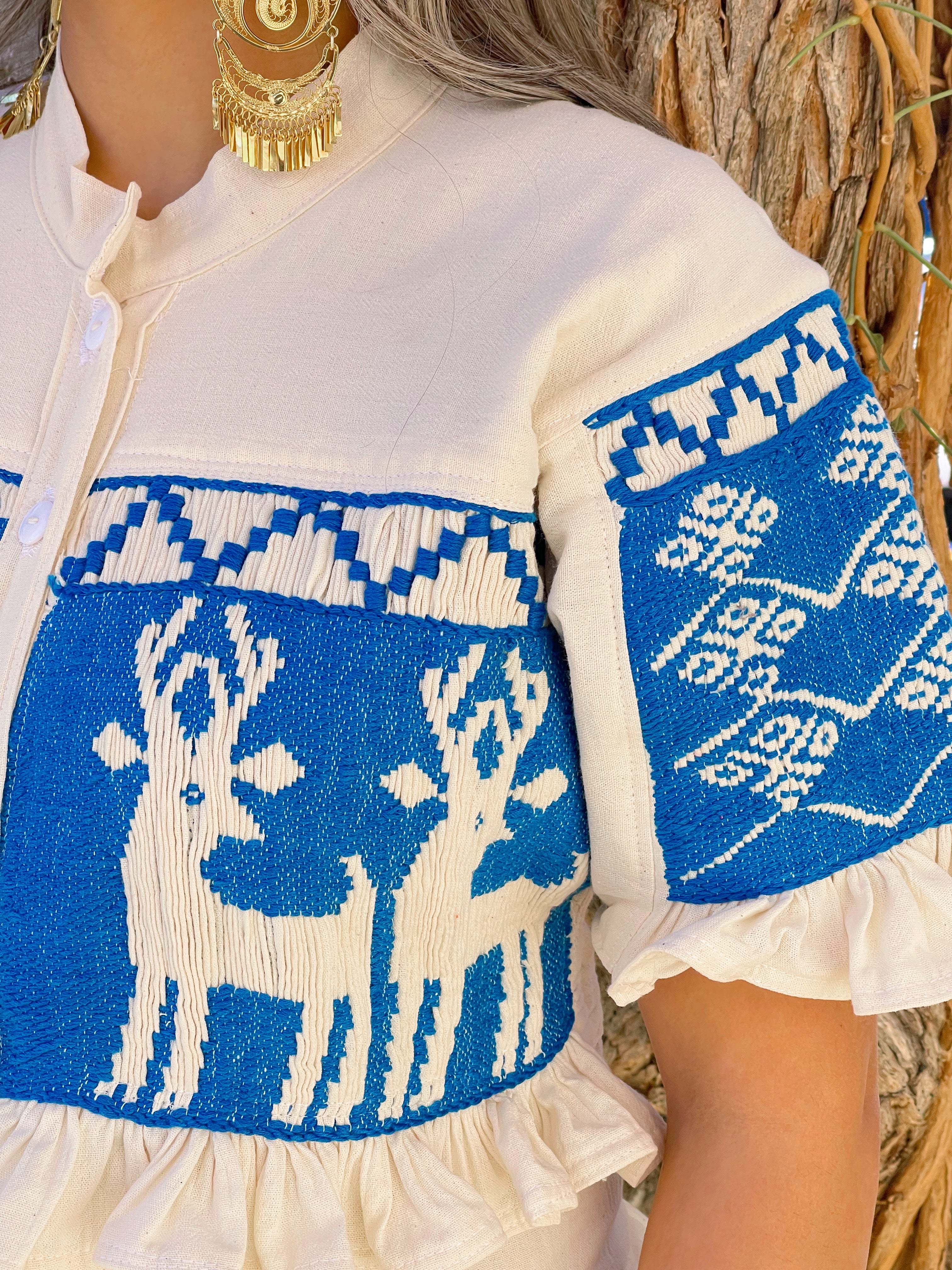 Blusa Tradicional San Pablo Tijaltepec Blusa Vestido Blusas San