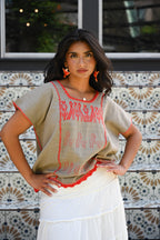 Beige Crochet Huipil