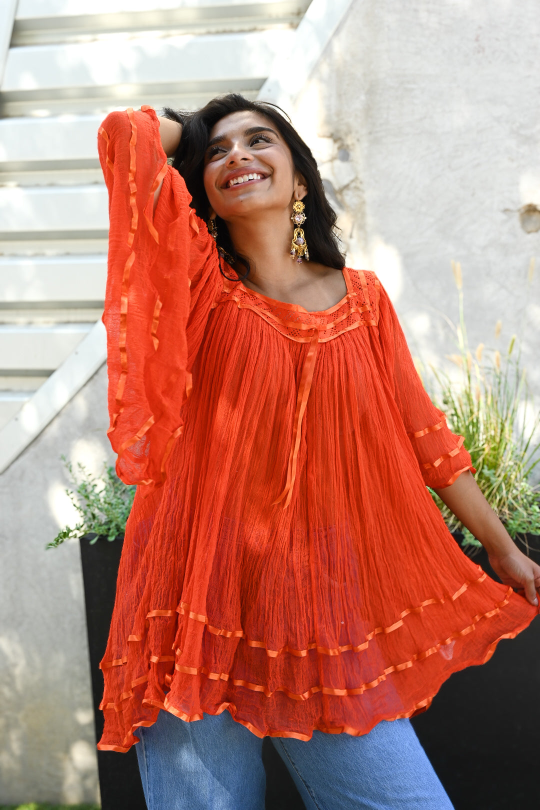 Into The Wind Tunic Top