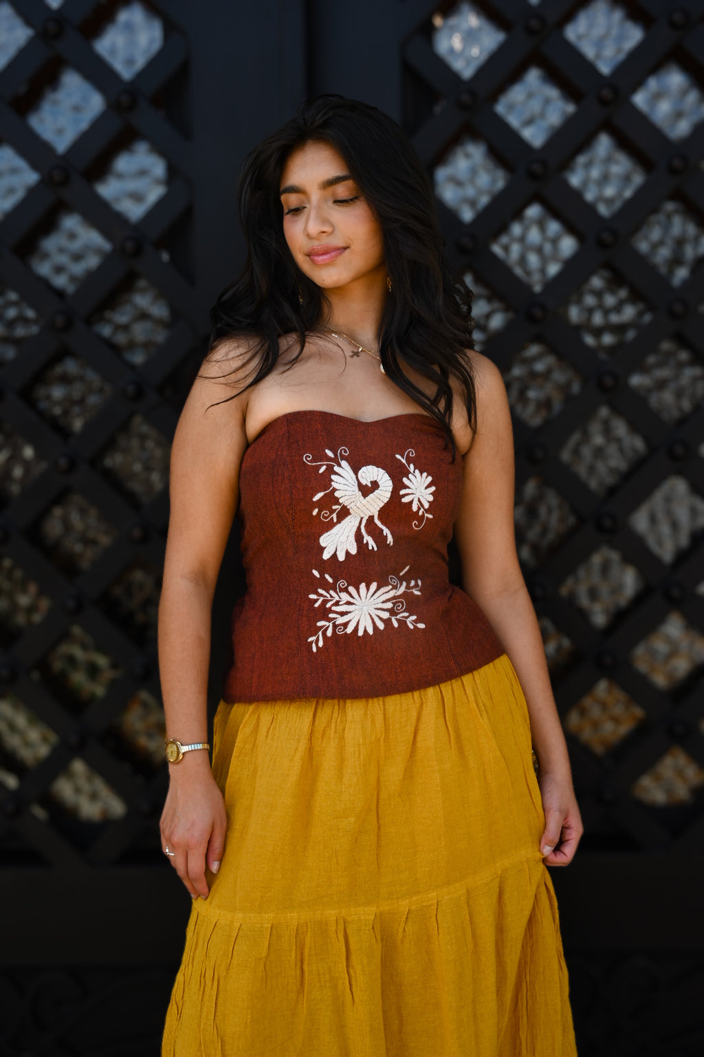 Linda Otomi Corset Top