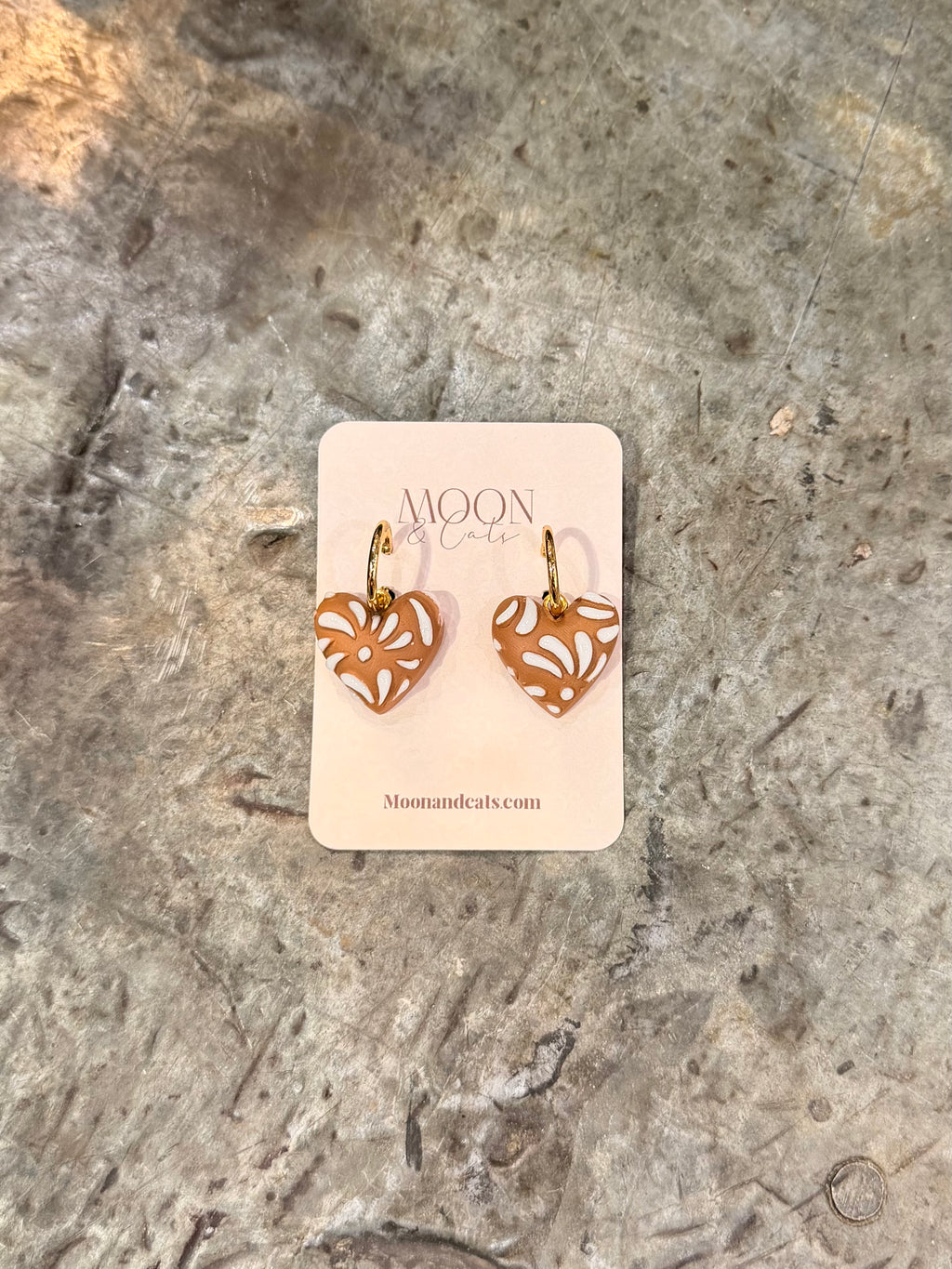 Talavera Puffy Heart Earring