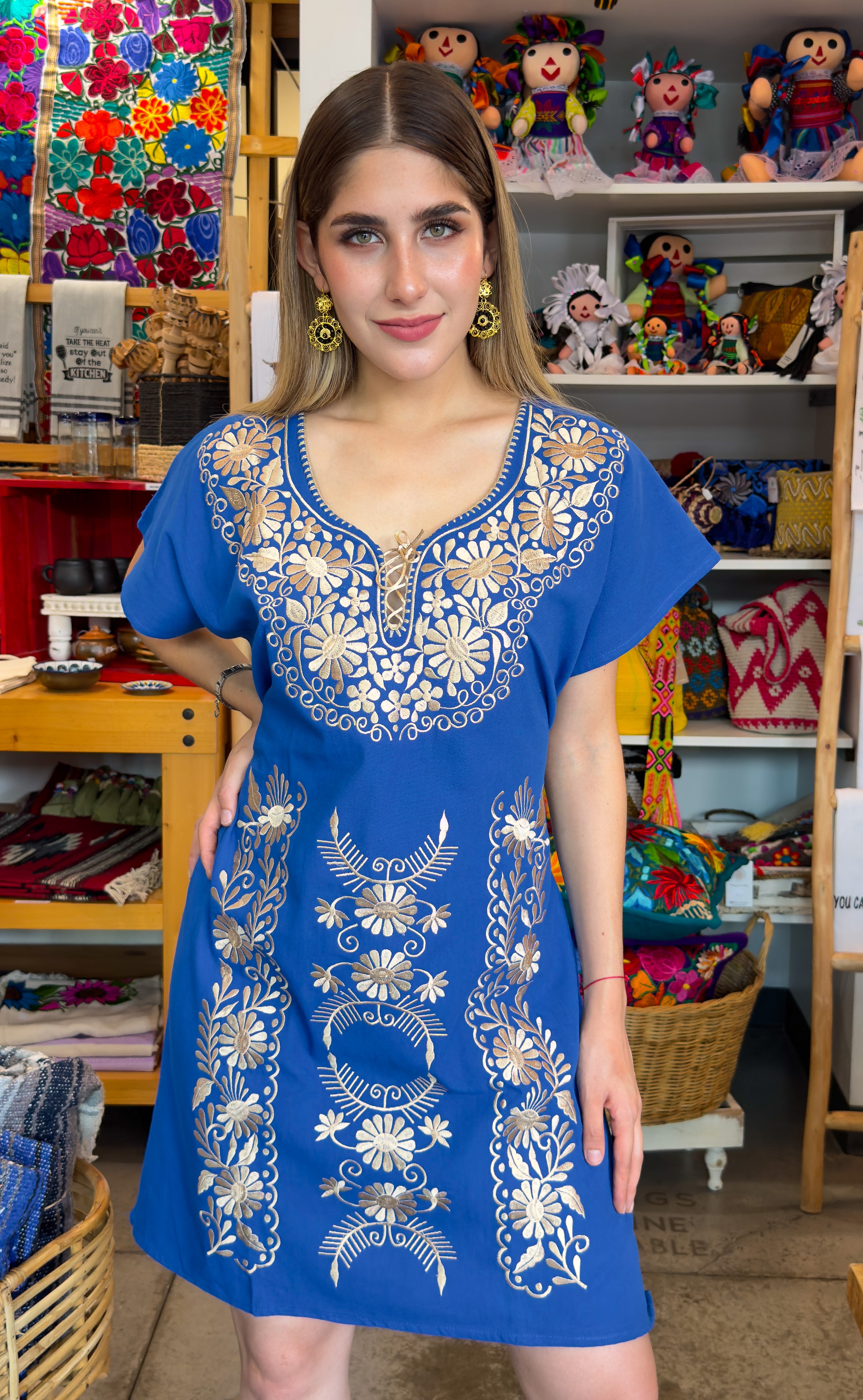 folklore blue dress | Closer look at new blue "folklore" dress
