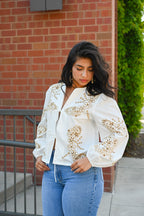 Lorena Front Tie Top