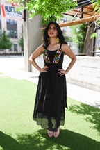 Ameca Lace Dress - BLK