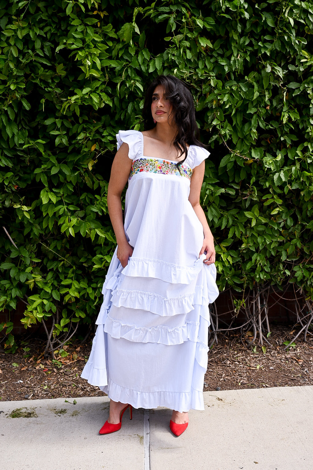 Tolima Ruffle Maxi Dress