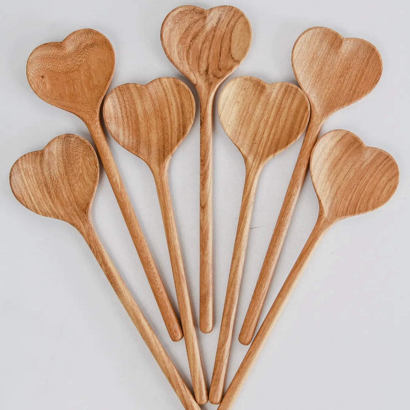 Large Wooden Heart Spoon