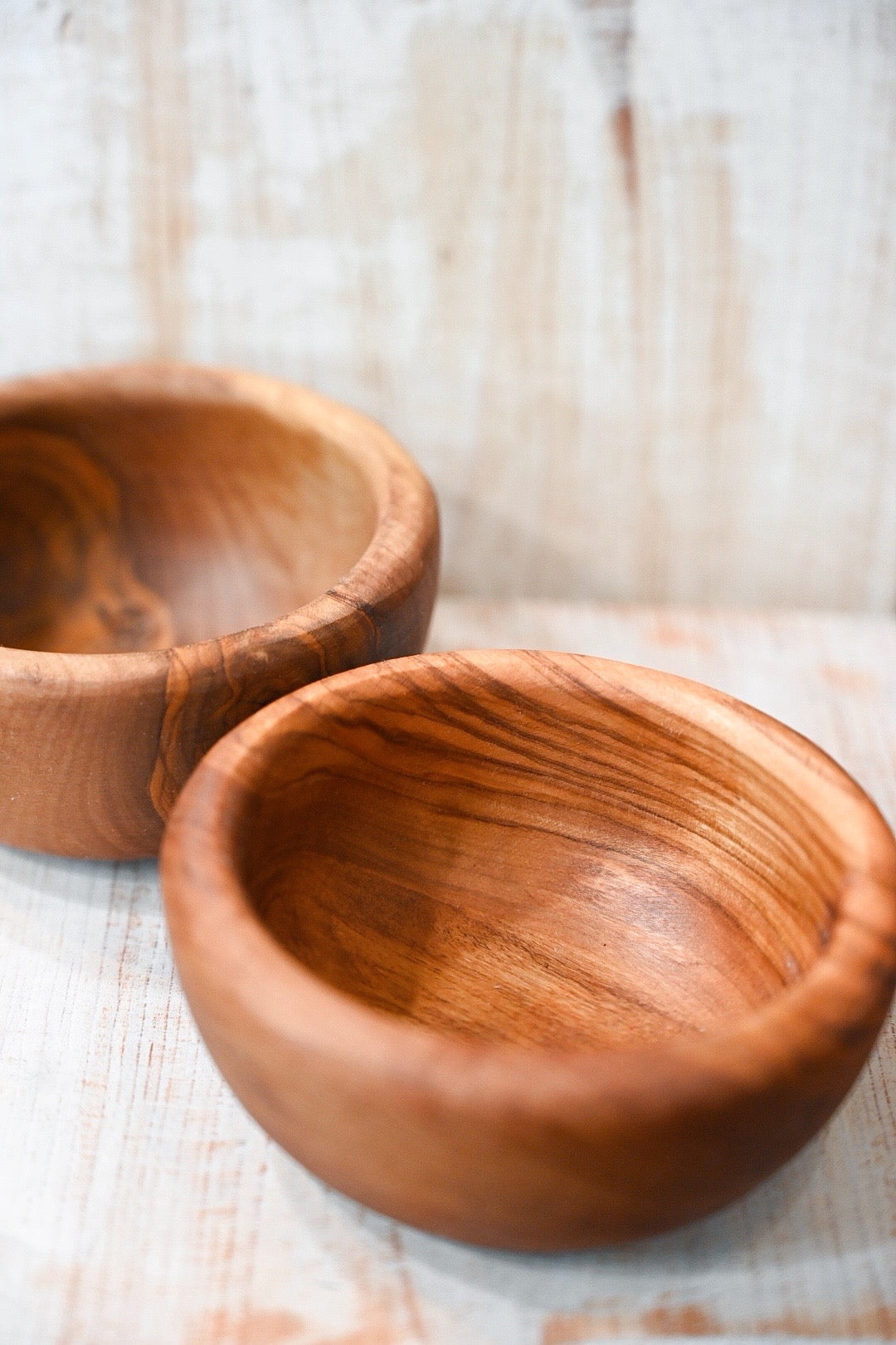 Small Olive Wood Dip Bowl