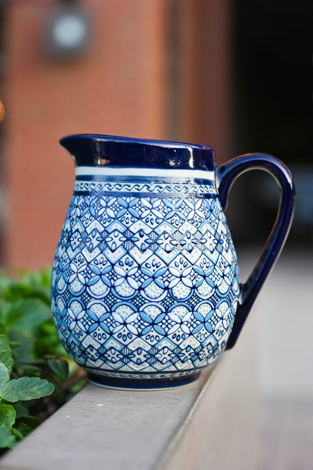 Small Water Pitcher - Azul