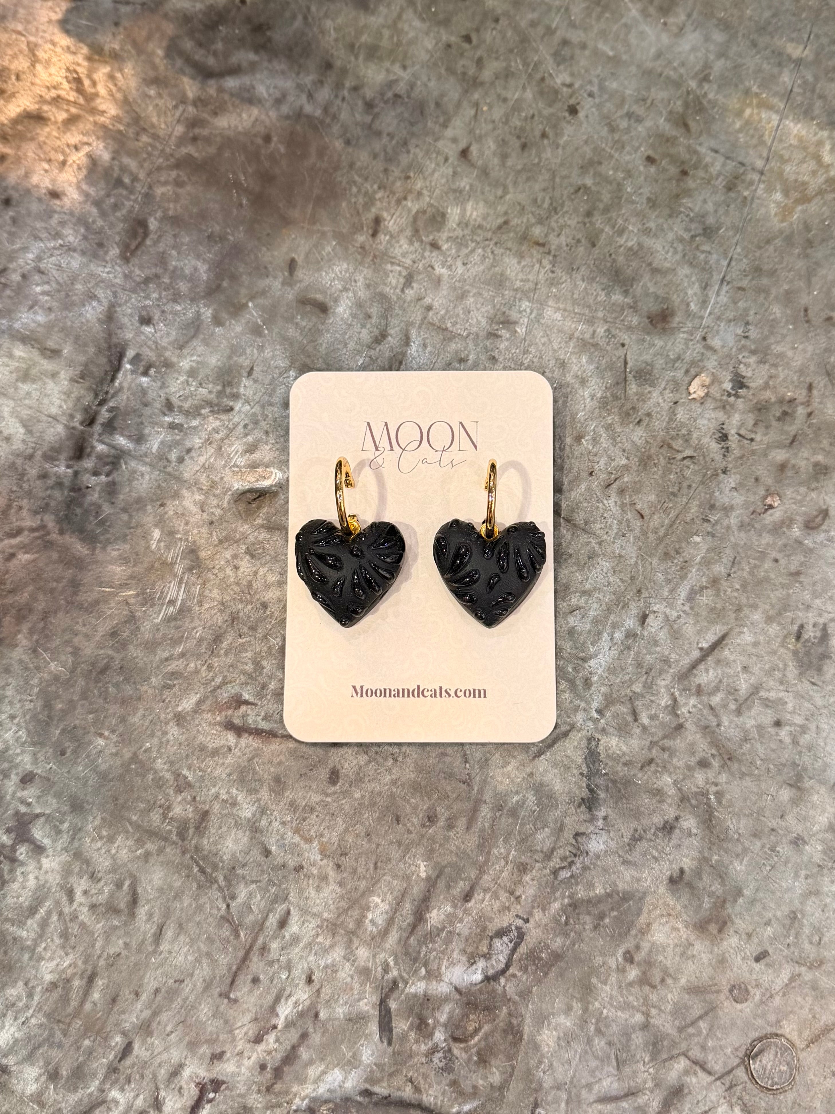 Talavera Puffy Heart Earring