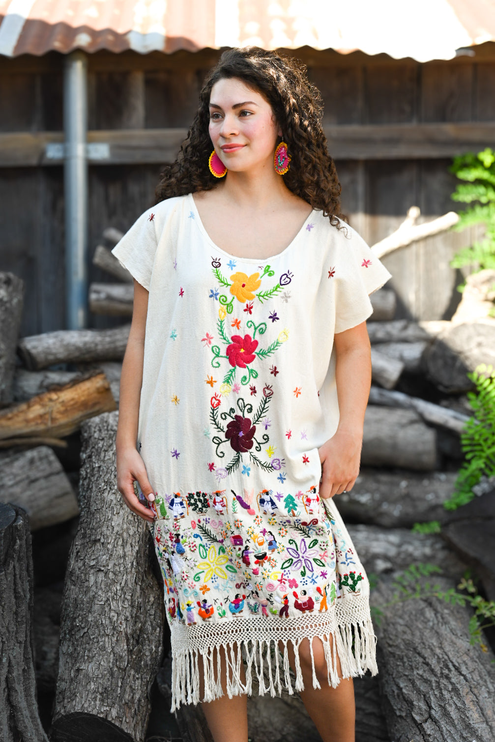 Festejando Huipil Dress