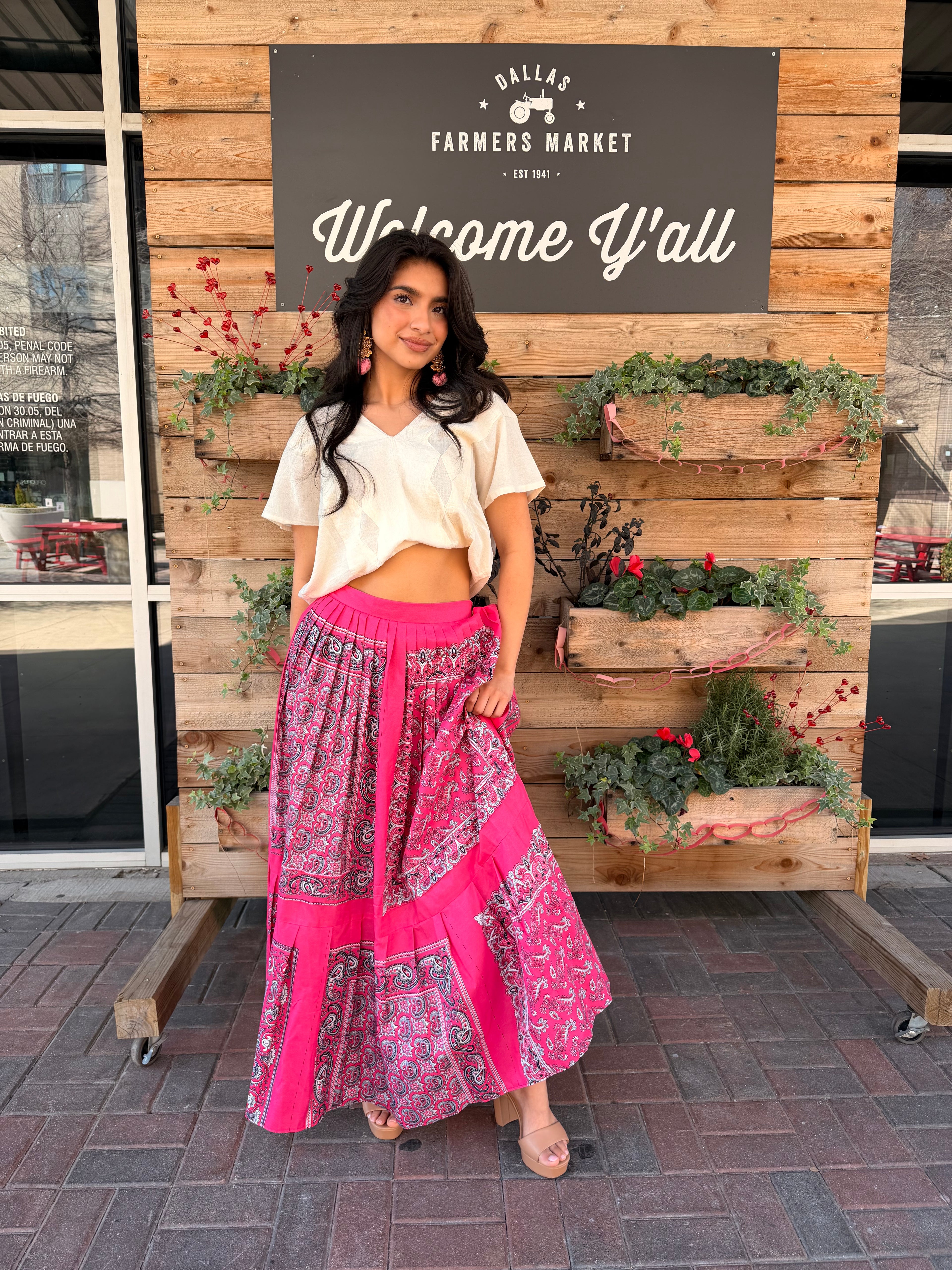 Baila Bandana Maxi Skirt