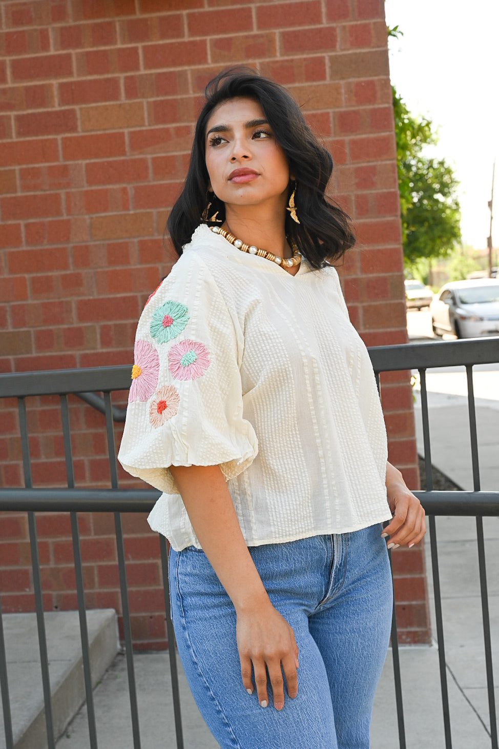 Ellie Puff Sleeve Top