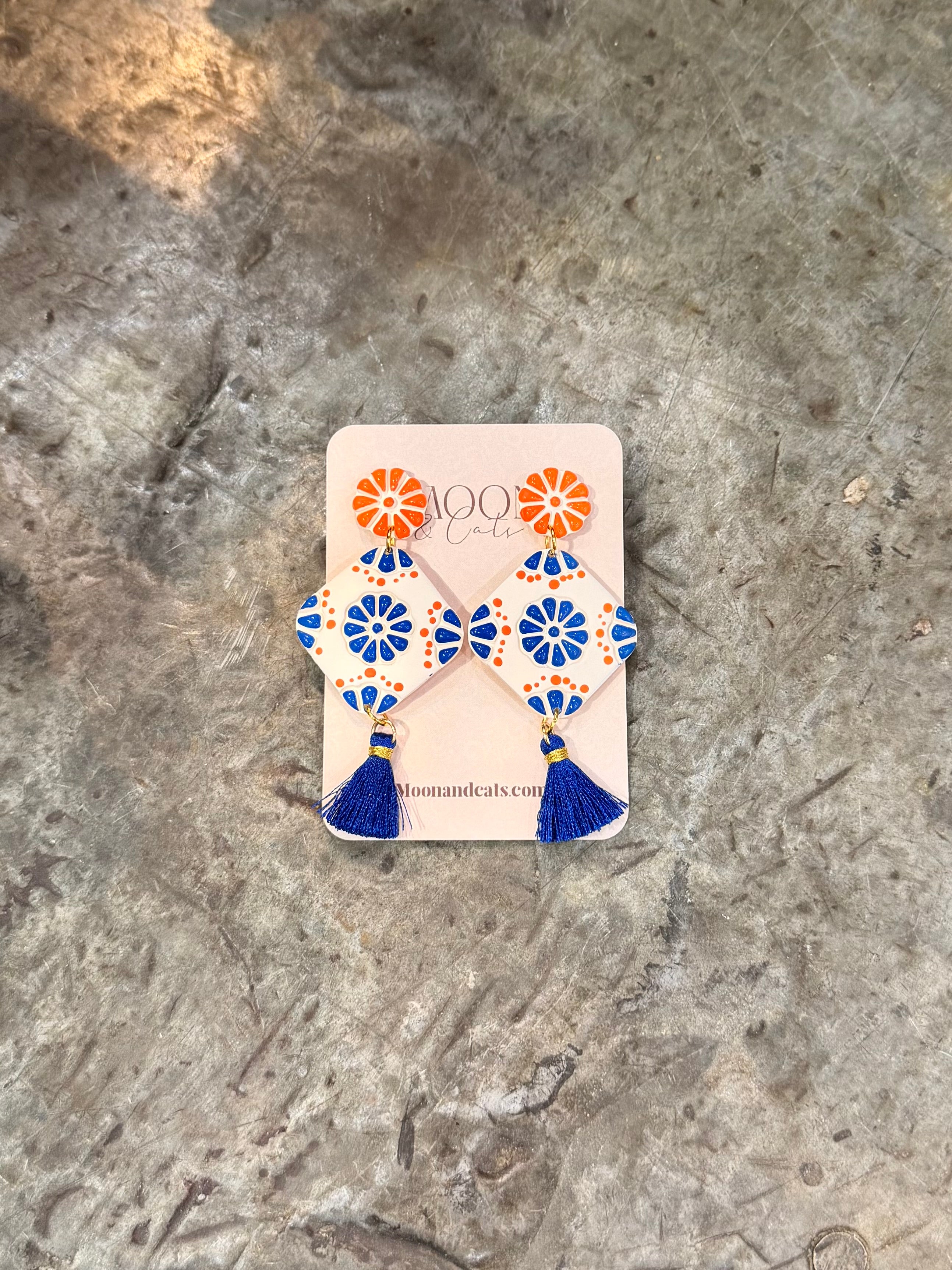 Fiesta Mexican Tile Earring