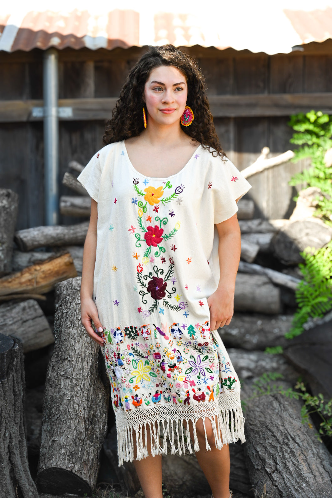 Festejando Huipil Dress