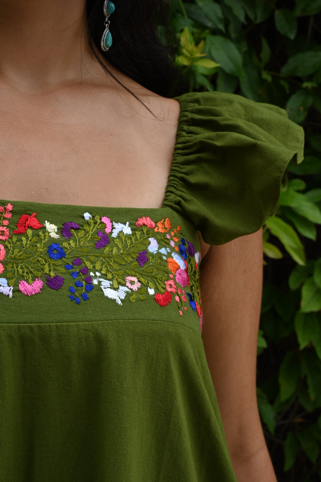 Tolima Ruffle Maxi Dress VRD
