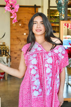 Nicola Embroidery Print Dress *PLUS*