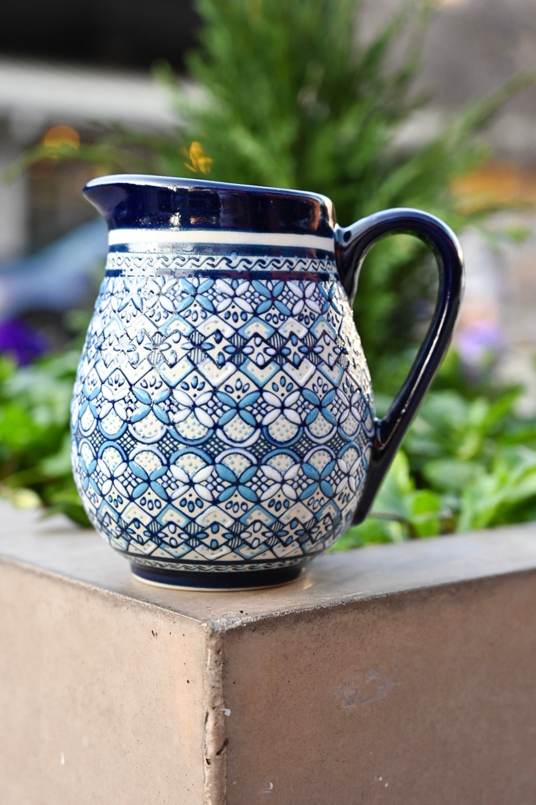 Small Water Pitcher - Azul