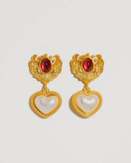 18K Gold Parisian Pearl Earrings