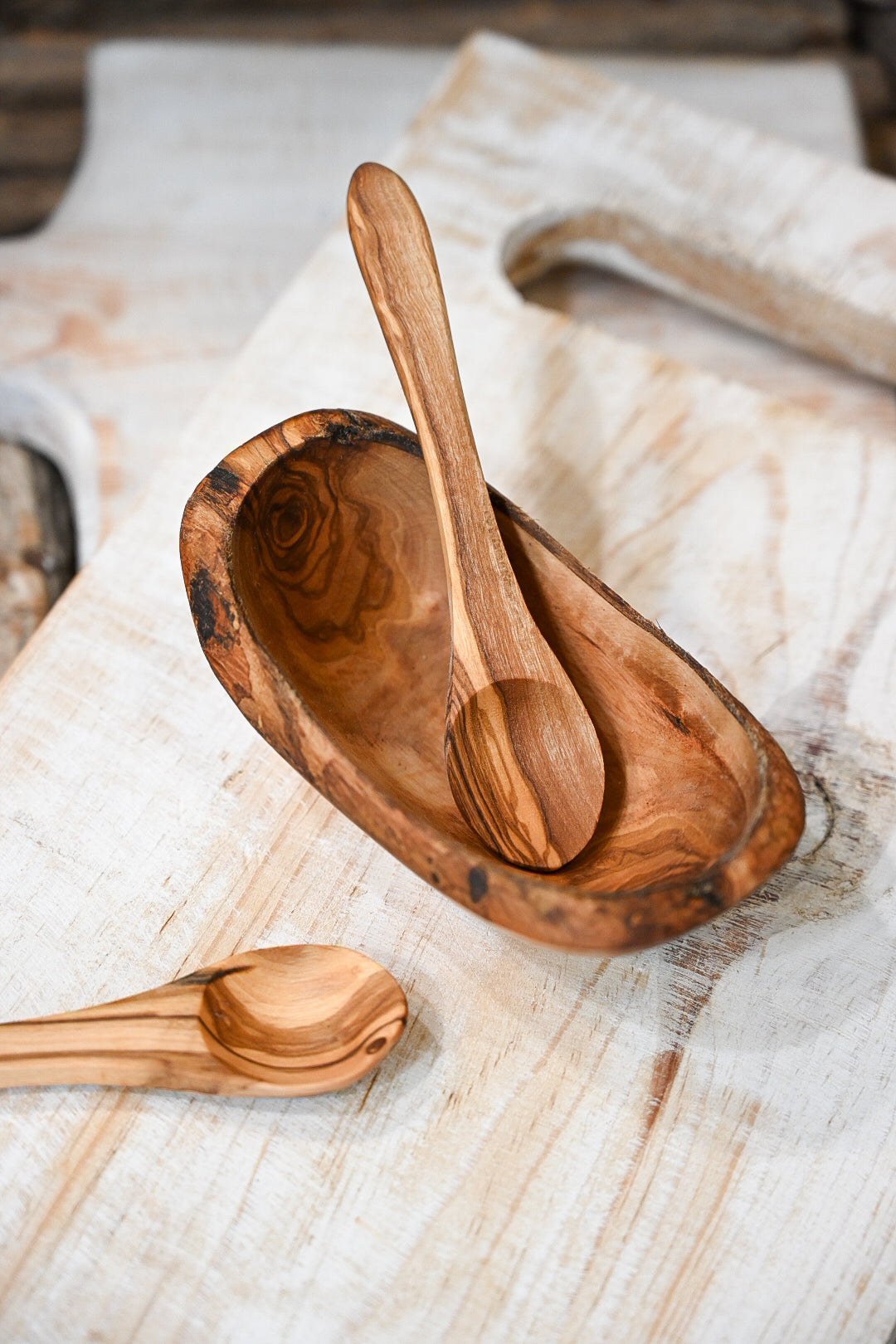 Appetizer Olive Wood Spoon