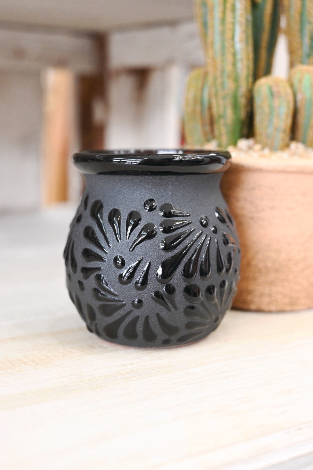 Black Talavera Mug